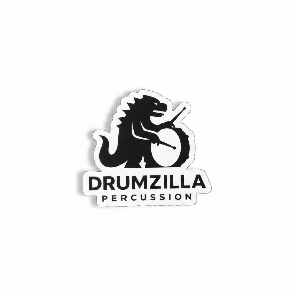 Drumzilla Sticker - Cleaned Up
